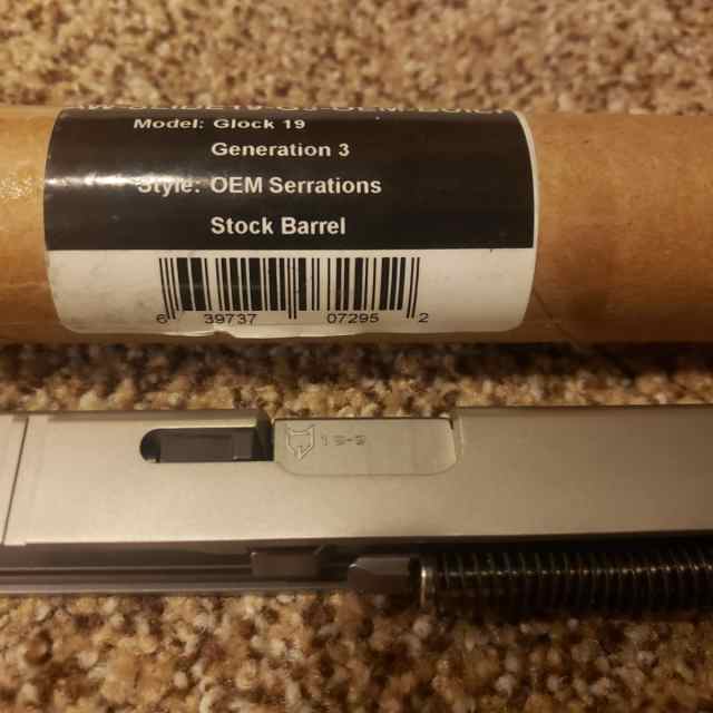 New never used, AlphaWolf Slide For Glock 19 9mm G
