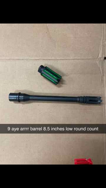 9mm AR barrel
