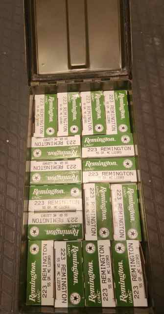 Remington UMC 223 55gr 16 boxes 20/box 320rds