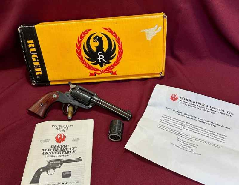 Ruger New Bearcat Convertible Revolver in 22LR