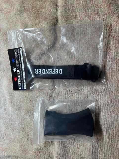 Shockwave Defender strap and grip sleeve.