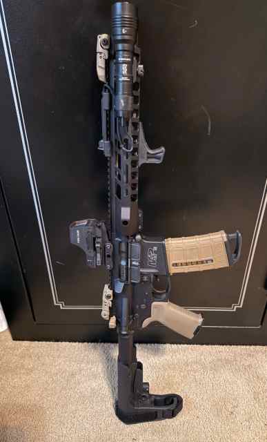 UpgradedS&amp;W AR 15 pistol  556 