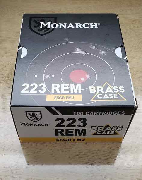 Monarch .223 Remington 55-Grain Full Metal Jacket 