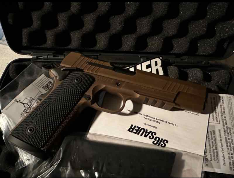 Sig 1911 X .45ACP unfired, as new