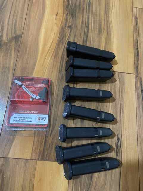 Glock 19 OEM mag and Apex Gen5 Glock Trigger