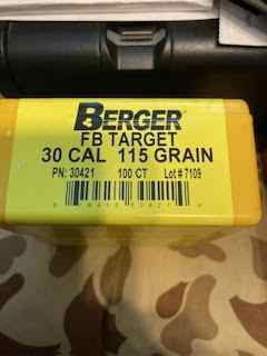  Berger Bullets for Reloaders  , 100 ct 