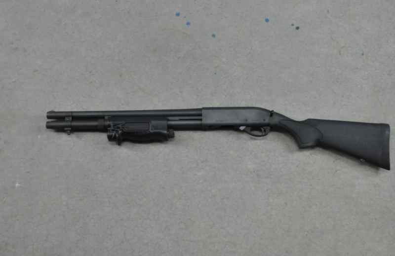 Remington 870 with EOTECH flashlight Stock 12GA Sh