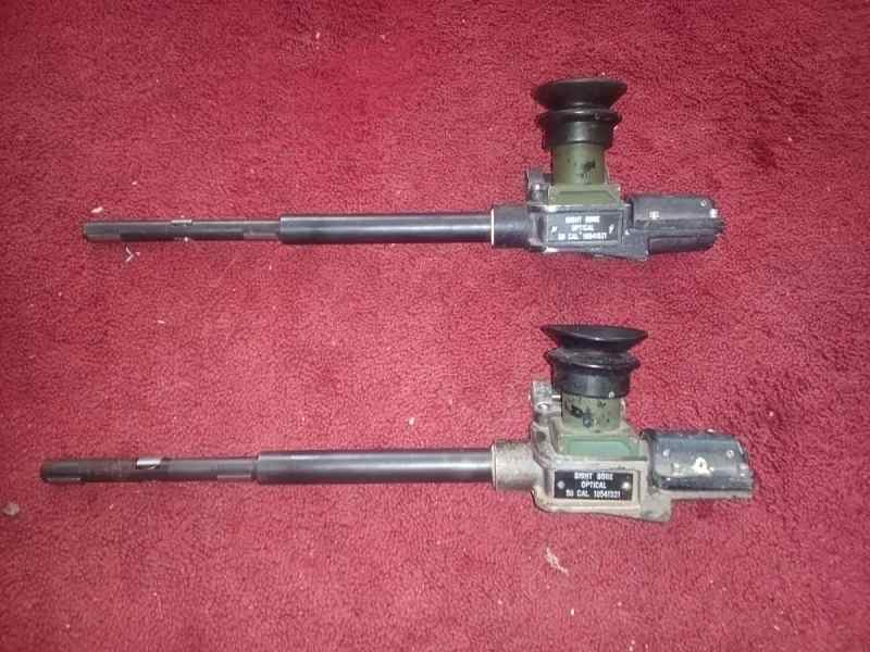 2 vintage US military 50 caliber boresighter