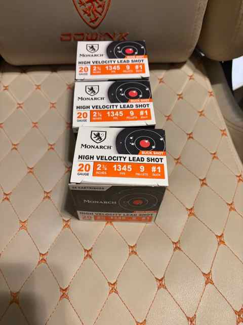 Monarch 20ga #1 buck 3 box