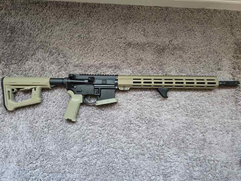 Expo x Mega Arms 16&quot; FDE/Blk Precision 3Gun Rifle