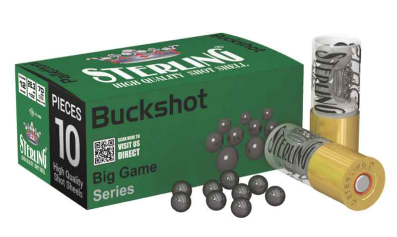 Sterling 12ga 00 Buck Shot 10rd Box - See Link!