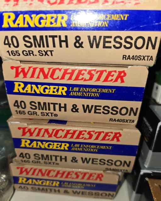 Ranger SXT 40 S&amp;W (Black Talon) 165gr