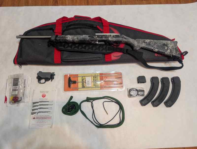 Ruger 10/22 Stainless Steel Carbine w/ Accessories