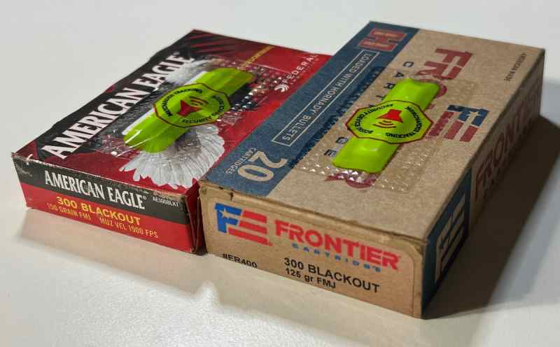 40 RDS - 300 BLACKOUT FEDERAL AM EAGLE, FRONTIER 