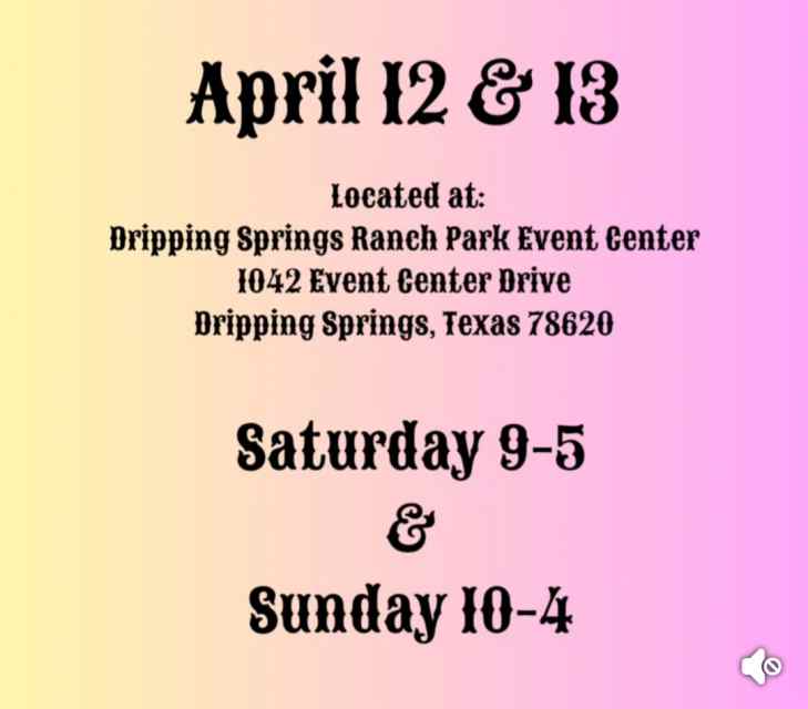 Dripping Springs Gun Show Today &amp; Tomorrow!