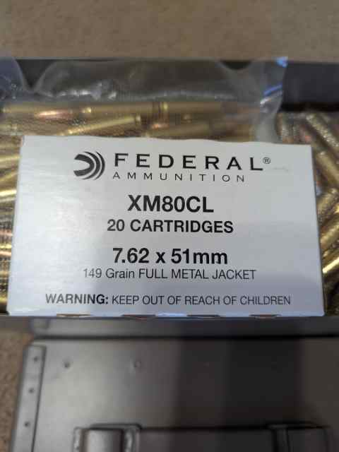 7.62x51mm, 149 grain FMJ