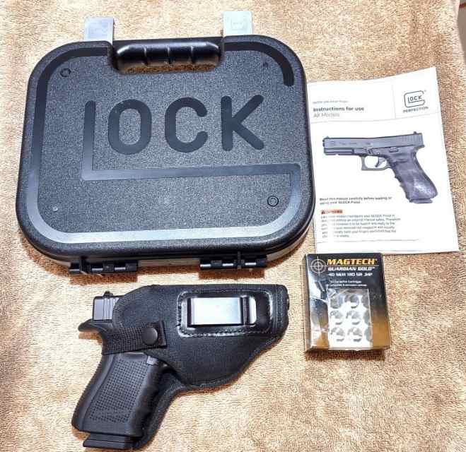 Glock 23 Gen 4 Package with Accessories 40 S&amp;W