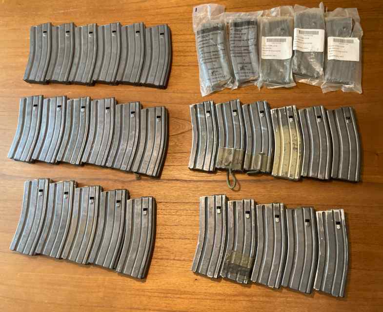 USGI steel 30rd AR15 magazines