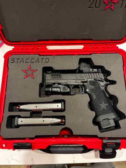 Staccato P Heritage. Custom Foam Case. RMR HD