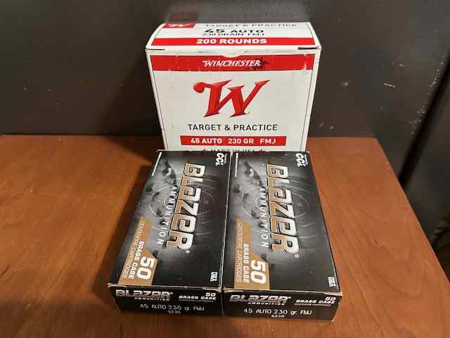 WTS:45 ACP Ammo - 300rds, $115