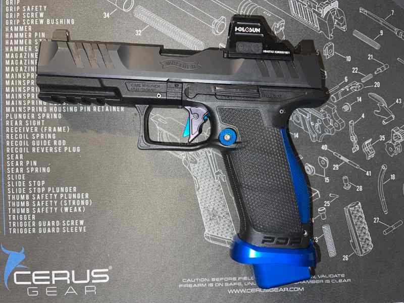 Customized Walther PDP Full Size 4.5” and more