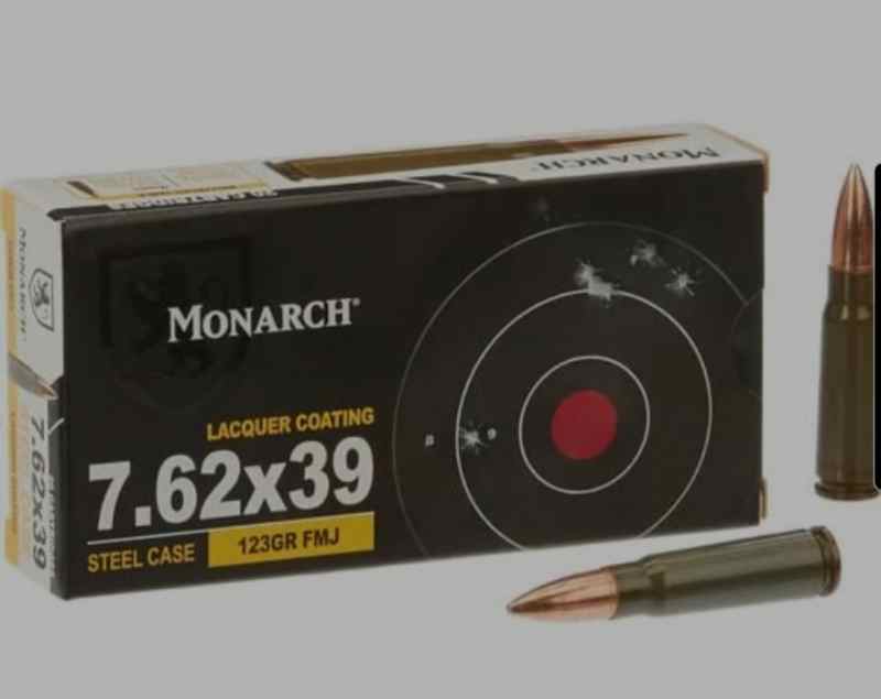 7.62x39 3K rounds Wolf, Tula, Monarch