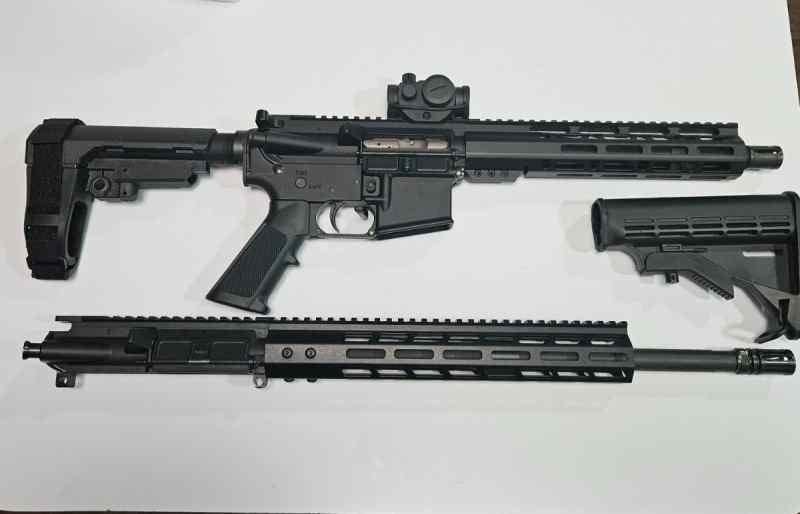 AR15 pistol rifle combo5.56