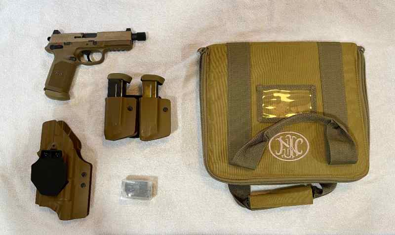 FNX .45 Tactical with accessories