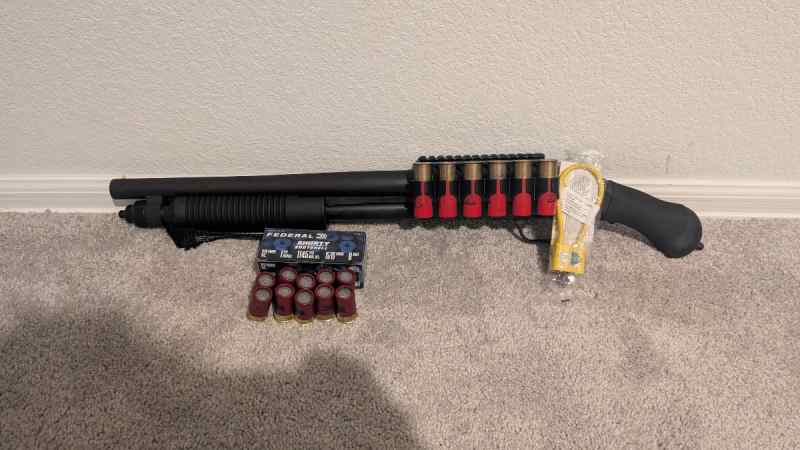 Mossberg 590s Shockwave + extras