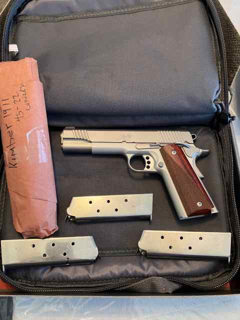 Kimber 1911 45acp &amp; Kimber 22lr conversion kit 