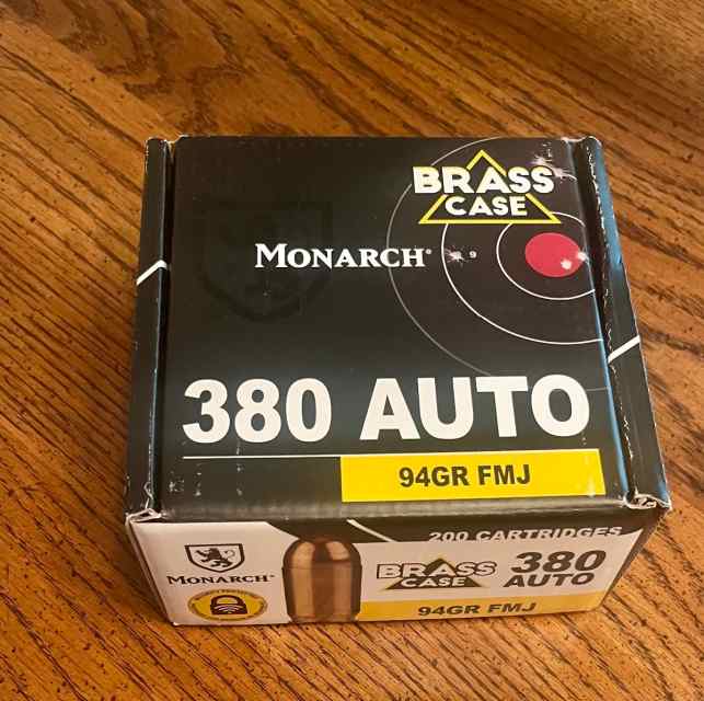 .380 Auto 200 RNDS Brass