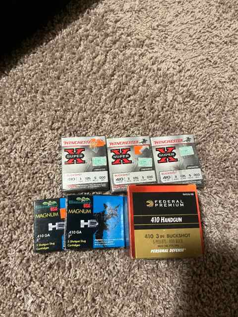 Various .410 ammo 