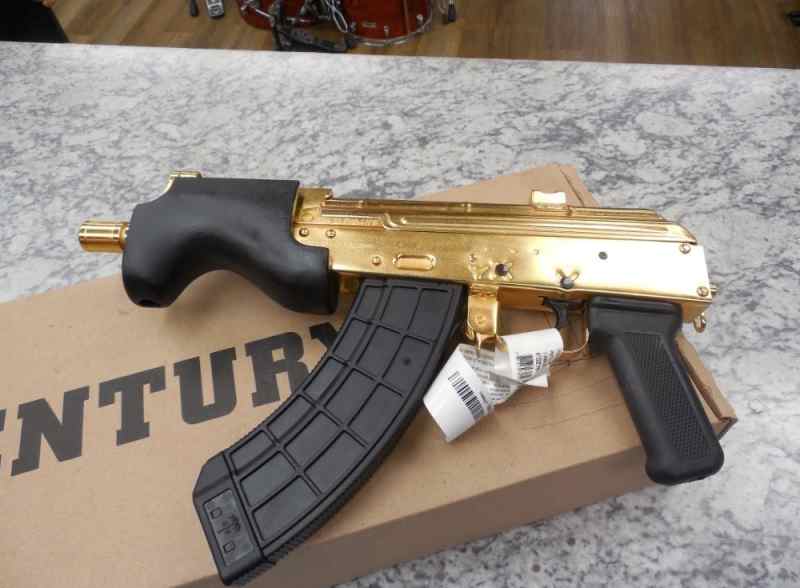 Micro Draco Excellent Gold Slightly Unique Pistol