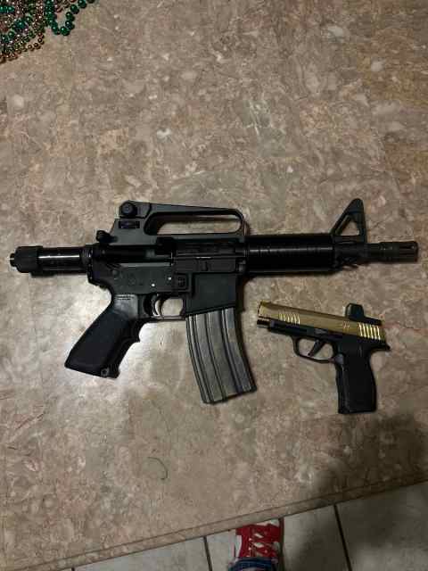 BushMaster Ar’s &amp; Gold Sig P365