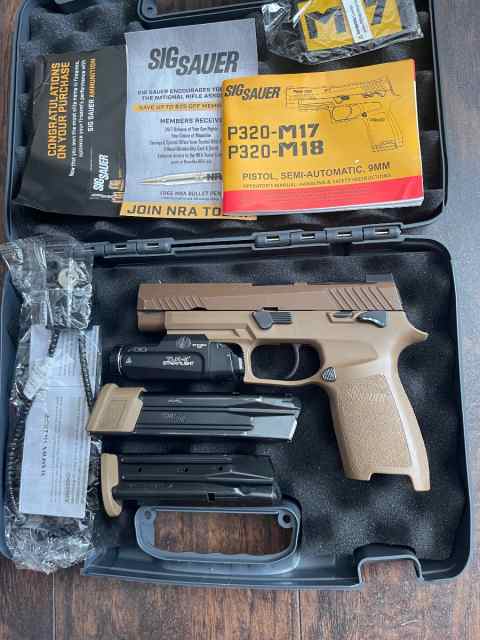 Sig P320 M17 w/ Streamlight TLR-9